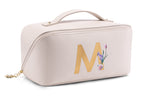 VLANDO Personalized Makeup Bag, Custom Cosmetic Organizer, Birthday Gift for Women Teen Girls US Exclusive Deal