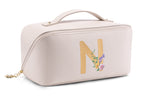 VLANDO Personalized Makeup Bag, Custom Cosmetic Organizer, Birthday Gift for Women Teen Girls US Exclusive Deal