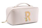 VLANDO Personalized Makeup Bag, Custom Cosmetic Organizer, Birthday Gift for Women Teen Girls US Exclusive Deal