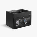 VLANDO Automatic Double Watch Winder with Jewelry Valet Tray