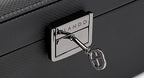 VLANDO 10-Slot Lockable Watch Box for Men | Glass Lid Watch Case