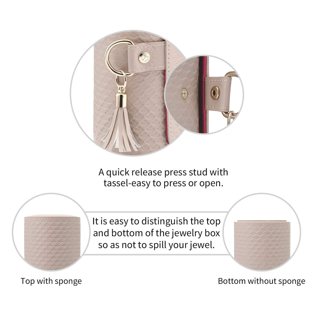 VLANDO Travel Ritual- Viaggio 3-Layer Rotation Small Travel Jewelry Box