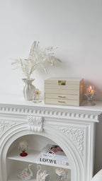 VLANDO Quiet Luxe 4-Layer Jewelry Box - Large Capacity & Elegant Gift